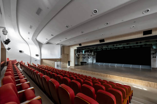 Interior view of art performance hall