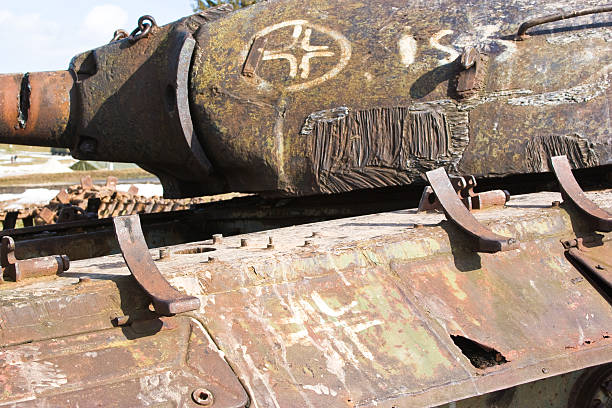 destroyed tank